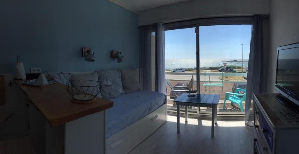 Studio Face A La Mer Apartment Ploemeur Bagian luar foto
